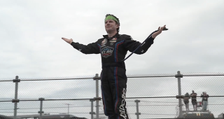 Andy Jankowiak’s victory interview at Talladega